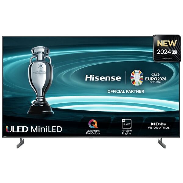 Telewizor Hisense Hisense 55U6NQ, QLED TV - 55 - black/dark grey, UltraHD/4K, triple tuner, Mini LED