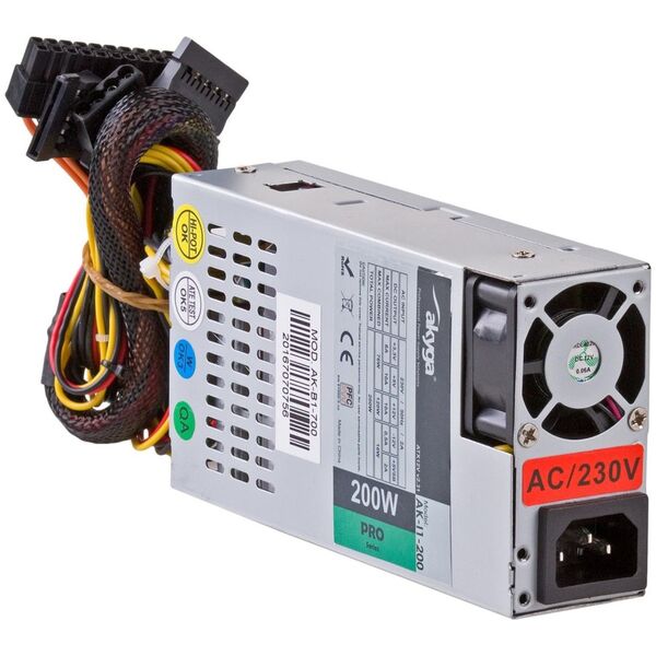 Zasilacz serwerowy Akyga 200W (AK-I1-200)