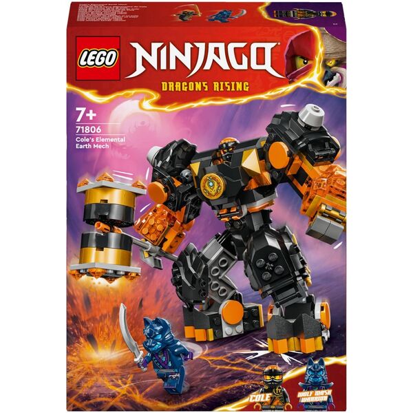 LEGO NInjago Mech żywiołu ziemi Cole’a (71806)