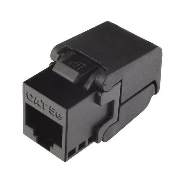 Solarix Keystone CAT5e UTP RJ45 czarny samogwintująca SXKJ-5E-UTP-BK-SA