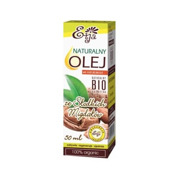 Etja Naturalny Olej ze słodkich migdałów bio 50ml
