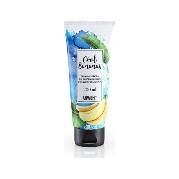 Anwen ANWEN_Cool Bananas bananowa maska ochładzająca kolor do włosów Brązowych 200ml