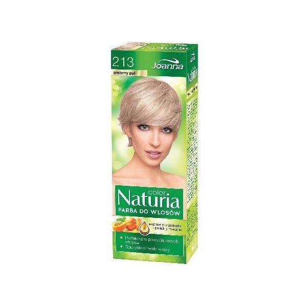 Joanna Naturia Color Farba do włosów nr 213-srebrny pył 150 g