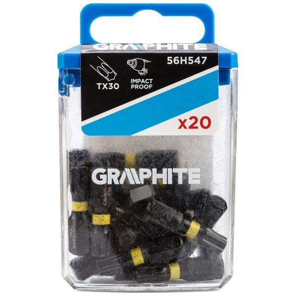 Graphite Bity udarowe TX30 x 25 mm, 20 szt.