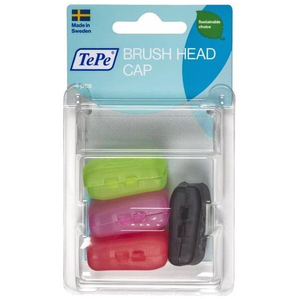 TePe Brush Head Cap osłona na główkę szczoteczki 4szt