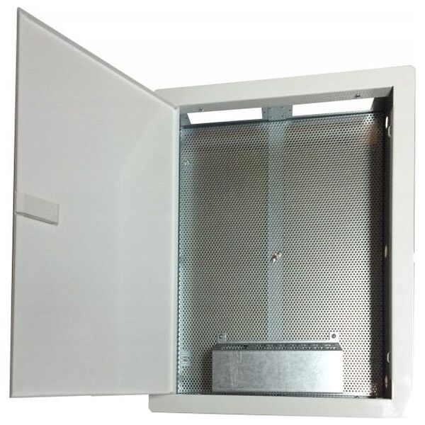 Alantec Obudowa / szafka lokalowa, multimedialna 500x350x90, podtynkowa, drzwi perforowane, 1 x gn. elektryczne, 14 x gn. Keystone ALANTEC