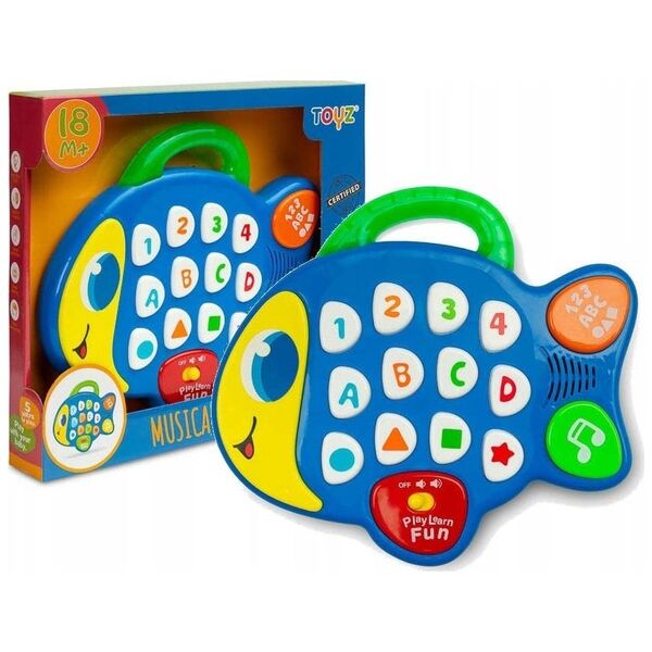 Toyz ZABAWKA EDUKACYJNA - MUZYCZNA RYBKA
