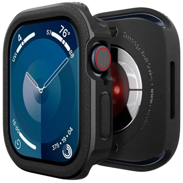 Strap for APPLE WATCH 10 (46MM) Spigen Caseology Vault Matte black 810083836133