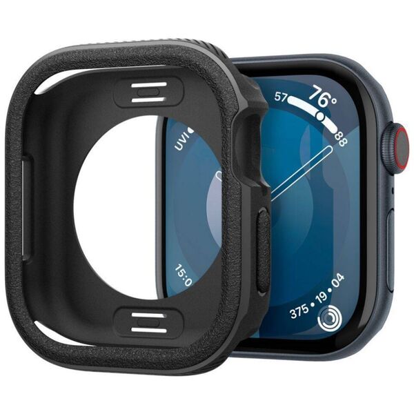Strap for APPLE WATCH 10 (46MM) Spigen Caseology Vault Matte black 810083836133