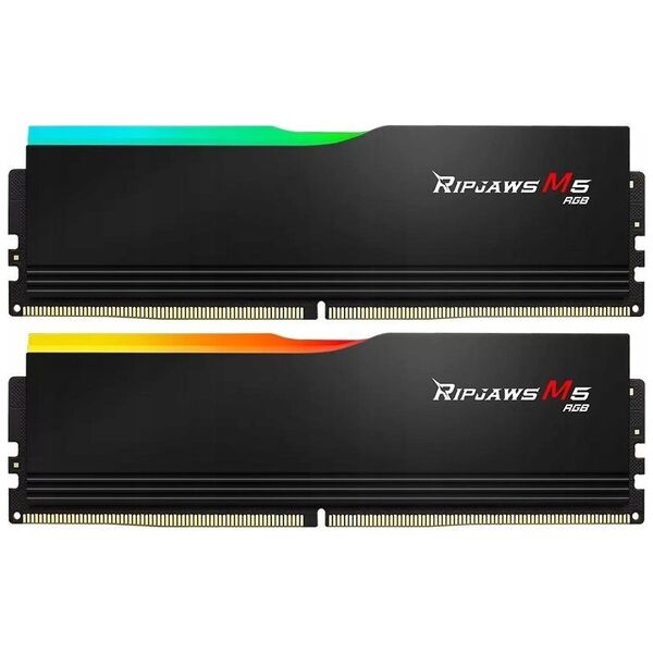 Pamięć G.Skill Ripjaws M5 RGB, DDR5, 64 GB, 6400MHz, CL32 (F5-6400J3239G32GX2-RM5RK)