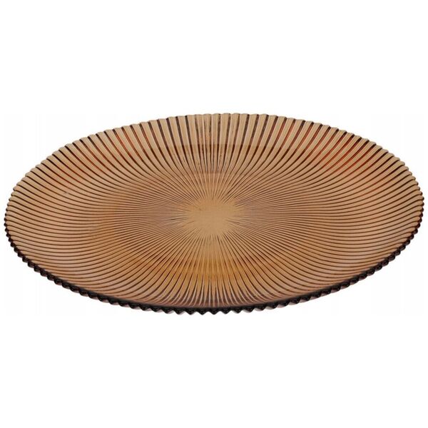 Home Styling Collection Prążkowany talerz deseroway AMBER, Ø 21 cm