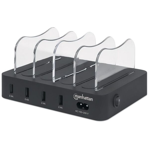 Ładowarka Manhattan 4x USB-A 2.4 A (102261)