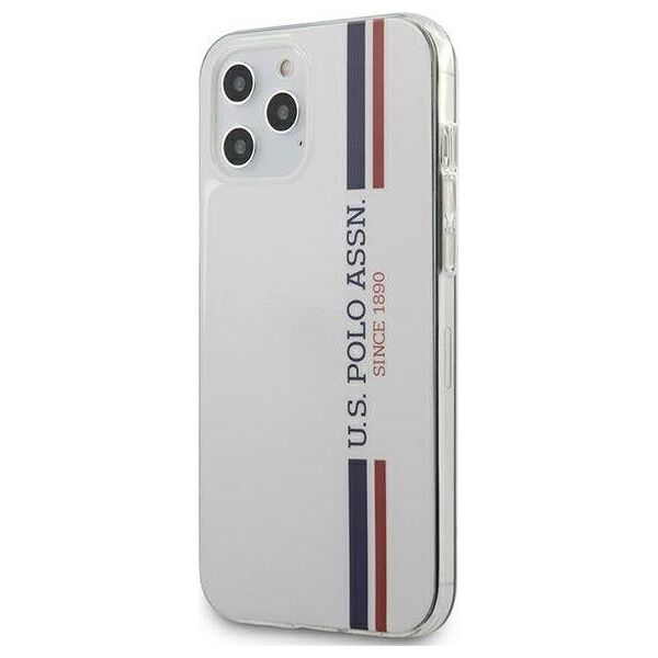 U.S. Polo Assn US Polo USHCP12LPCUSSWH iPhone 12 Pro Max 6,7" biały/white Tricolor Collection