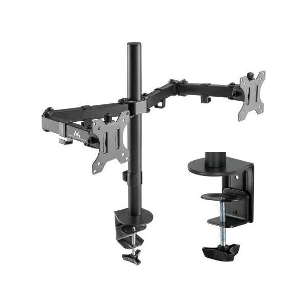 Maclean Uchwyt biurkowy na 2 monitory 17" - 32" (MC-884)
