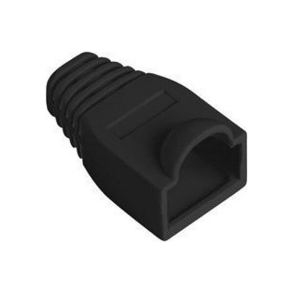 Lanberg LANBERG Osłonka na wtyk RJ45 czarna 100 sztuk
