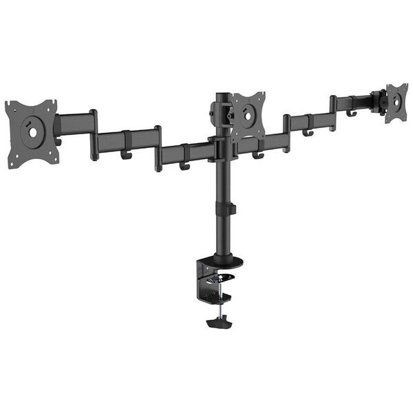 Maclean Uchwyt biurkowy na 3 monitory 13" - 27" (MC-691)