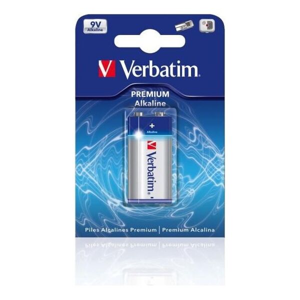 Verbatim Bateria 9V Block 1 szt.