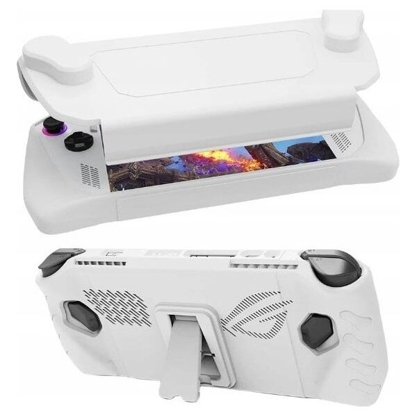 JYS Futerał Pokrowiec Etui Case Osłona 2w1 Przód Tył Do Konsoli Asus Rog Ally / Jys-ra005-v3 / Biały