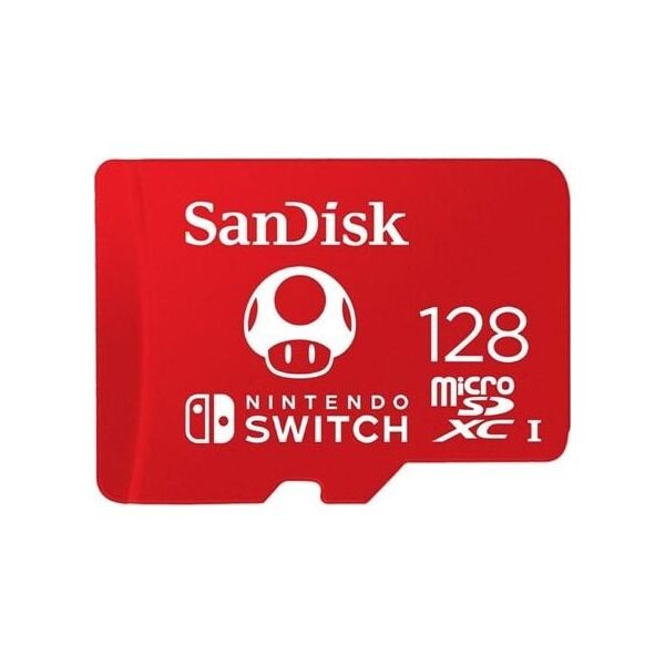 Karta SanDisk Nintendo Switch MicroSDXC 128 GB Class 10 UHS-I/U3 A1 V30 (SDSQXAO-128G-GNCZN)