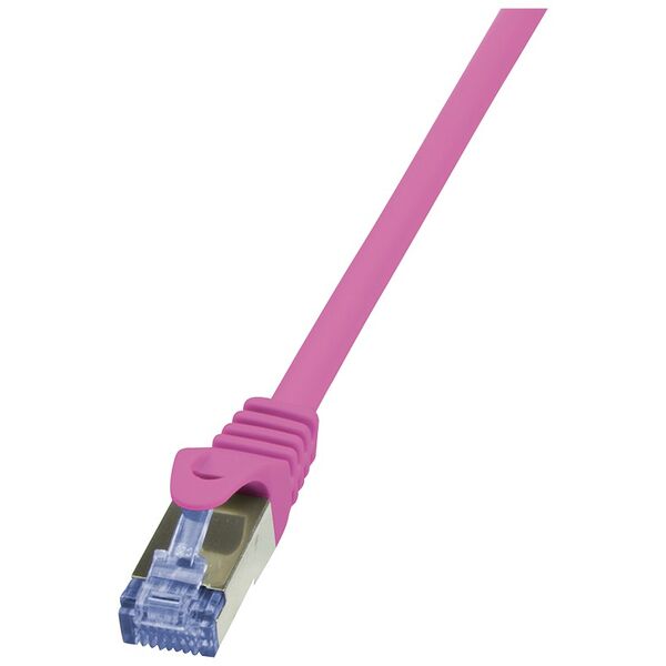 LogiLink Patchcord Cat.6A, S/FTP, 1,5m, różowy (CQ3049S)