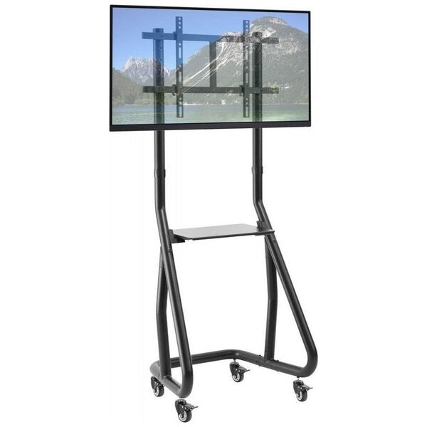 Techly Stojak mobilny Techly 37''-80'', 80kg z półką