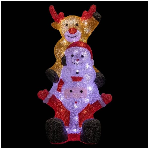 Dekoracja świąteczna Fééric Lights and Christmas Ozdoba świetlna zewnętrzna, świąteczne postacie, 60 LED