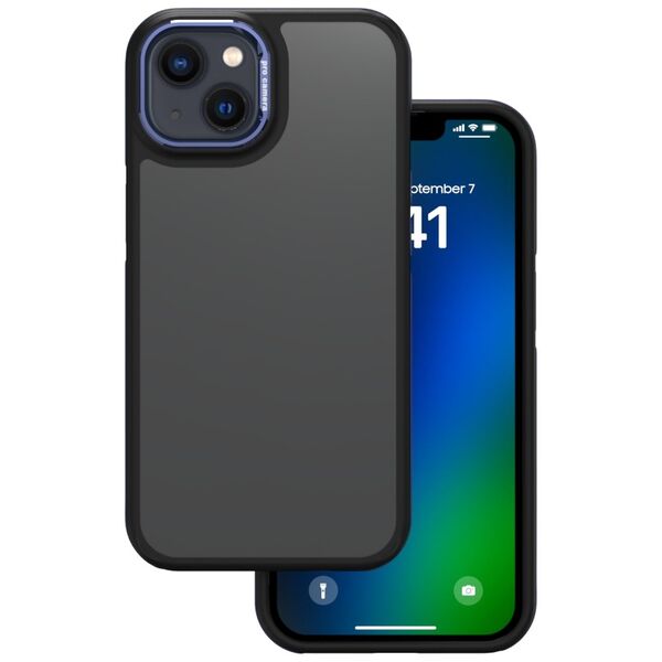 Crystal Black case for iPhone 13 6,1&quot; blue 5907457793804