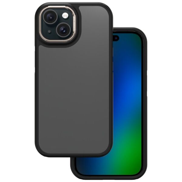 Crystal Black case for iPhone 15 6,1&quot; grey 5907457794139