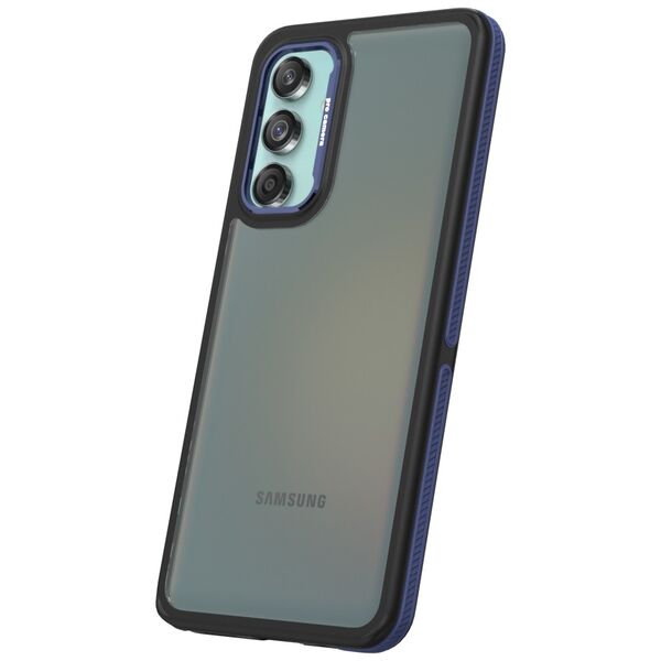 Crystal Black case for Samsung Galaxy M55 5G blue 5907457794061