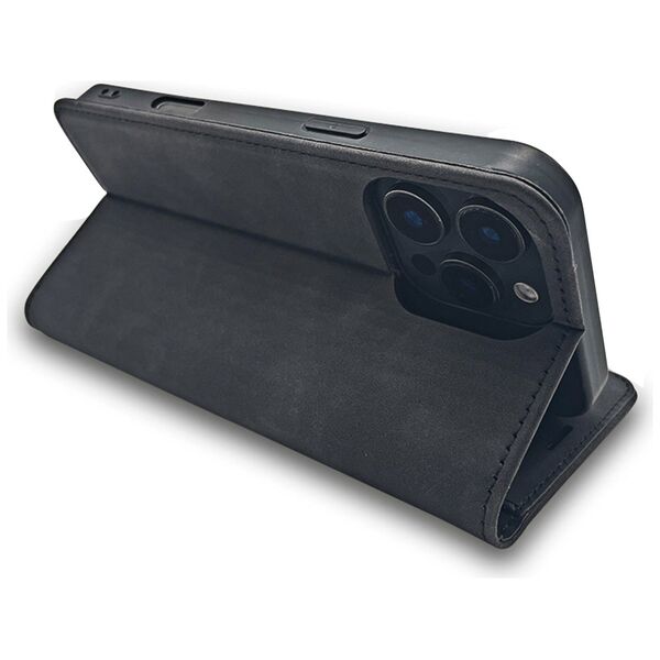 Smart Suede case for iPhone 16 Plus 6,7&quot; black 5907457799233