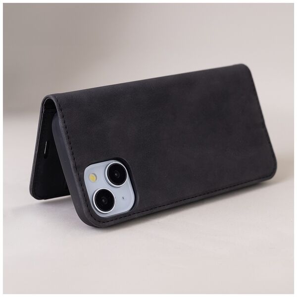 Smart Suede case for Samsung Galaxy A15 4G / A15 5G black 5907457799042