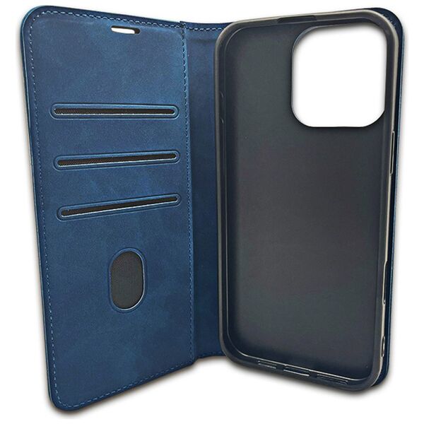 Smart Suede case for Samsung Galaxy A15 4G / A15 5G navy blue 5907457799295