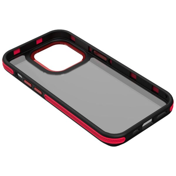Crystal Black case for iPhone 14 Pro 6,1&quot; red 5907457794412