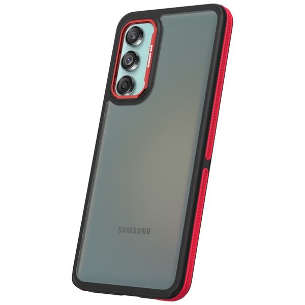 Crystal Black case for Samsung Galaxy M55 5G red 5907457794665