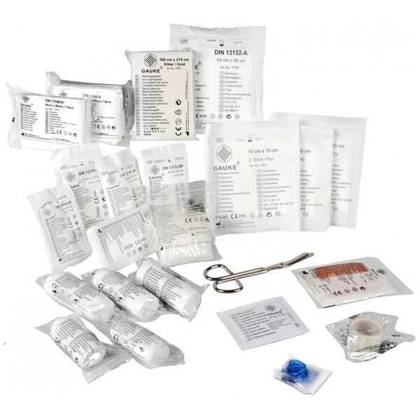 First aid kit with mouthpiece DIN 13164 5903293016916