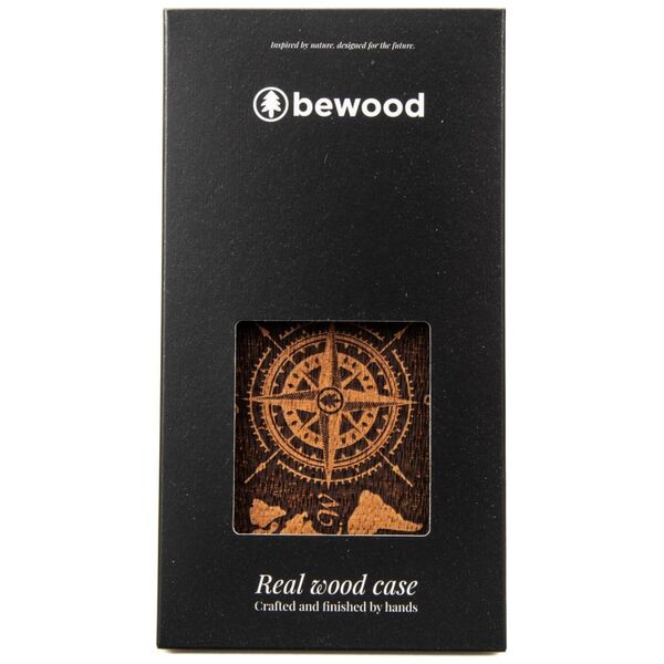 Bewood Case for iPhone 15 Plus 6,7&quot; Compass Rose Merbau 5907511789156
