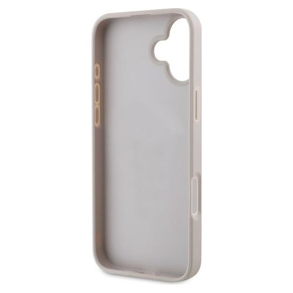 Guess case for iPhone 16 Plus 6,7&quot; GUHCP16MG4GLPI pink hardcase 4G Bottom Stripe 3666339345457
