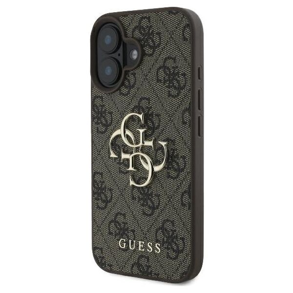 Guess case for iPhone 16 Plus 6,7&quot; GUHCP16M4GMGBR 4G Big Logo brown 3666339327576