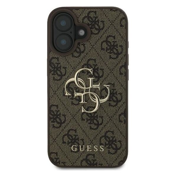 Guess case for iPhone 16 Plus 6,7&quot; GUHCP16M4GMGBR 4G Big Logo brown 3666339327576