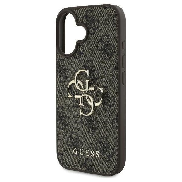 Guess case for iPhone 16 Plus 6,7&quot; GUHCP16M4GMGBR 4G Big Logo brown 3666339327576