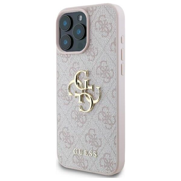 Guess case for iPhone 16 Pro 6,3&quot; GUHCP16L4GMGPI 4G Big Logo pink 3666339327668