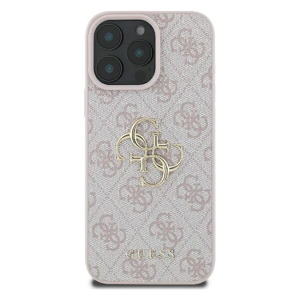 Guess case for iPhone 16 Pro 6,3&quot; GUHCP16L4GMGPI 4G Big Logo pink 3666339327668