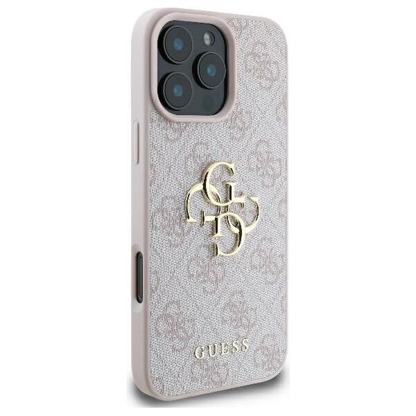 Guess case for iPhone 16 Pro 6,3&quot; GUHCP16L4GMGPI 4G Big Logo pink 3666339327668