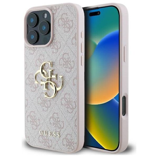 Guess case for iPhone 16 Pro Max 6,9&quot; GUHCP16X4GMGPI 4G Big Logo pink 3666339327675