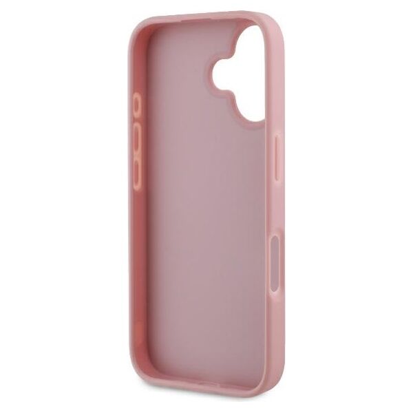 Guess case for iPhone 16 6,1&quot; GUHCP16SHG4SGP Fixed Glitter Big 4G pink 3666339328528