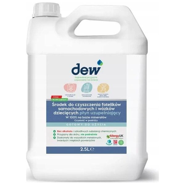 . DEW, Środek do czyszczenia fotelików samochodowych i wózków dziecięcych, 2,5 L