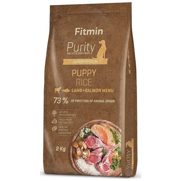 Fitmin  Dog Purity Rice Puppy Lamb & Salmon 2 kg