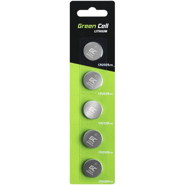 Green Cell Bateria CR2025 160mAh 5 szt.