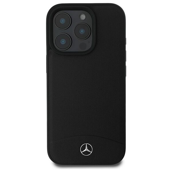 Mercedes case for iPhone 16 Pro Max 6,9&quot; MEHMP16X23RBARK Hardcase Textured And Plain Leather MagSafe black 3666339312534