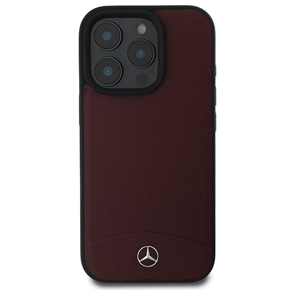 Mercedes case for iPhone 16 Pro Max 6,9&quot; MEHMP16X23RBARR Hardcase Textured And Plain Leather MagSafe red 3666339312619